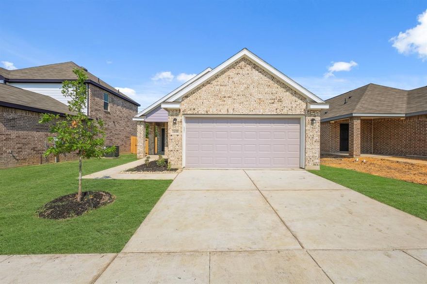 Love where you live in Christian Meadows in Ennis, TX! The Sweetwater floor plan is a charming 1-story home with 3 bedrooms, 2 bathrooms, and a 2-car garage. This home has it all, including privacy blinds and vinyl plank flooring throughout! The gourmet kitchen is sure to please with 42-inch cabinetry, granite countertops, and stainless-steel appliances! Retreat to the Owner's Suite featuring double sinks with granite countertops, a sizable shower, and tray ceiling for some dramatic flair! Don't miss your opportunity to call Christian Meadows home, schedule a visit today!