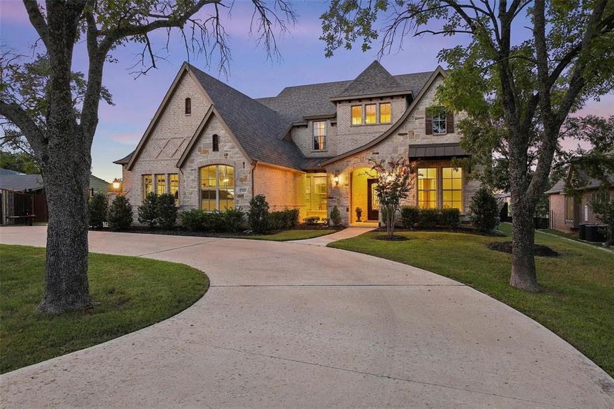 Stunning open layout on almost half acre with 4 car garage. Slider doors from living room open to lrg backyard for entertaining. Hardwoods throughout, balcony overlooking backyard, beautiful upgrades, surround sound system, and 1st floor media rm. Goutrmet kitchen features massive island, sub zero frig, Monogram gas cooktop, upgraded countertops, designer lighting, and extra storage. Primary suite has sitting area, spacious luxury bathroom ensuite, and oversized walk-in closet. Upstairs features 3 very generous sized beds with baths, massive game rm. The large yard is cleared and perfect for entertaining, sports, and would be perfect for someone to customize a pool design!