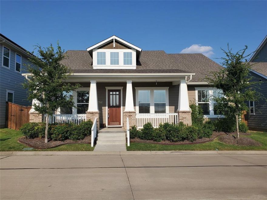 EXECUTIVE STYLE LIVING IN A LUXURIOUS 2017 NEW HOME, single story, with high quality finish through out the house, no carpet, wonderful kitchen with professional grade kitchen appliances (previous homeowner was a professional chef), high ceiling, spacious 3 bedroom, 2.5 bath, with a study and a bonus room. Nestled in the heart of Carrollton, nice neighbors, surrounded with green walking trails, easy commute to major hwy.