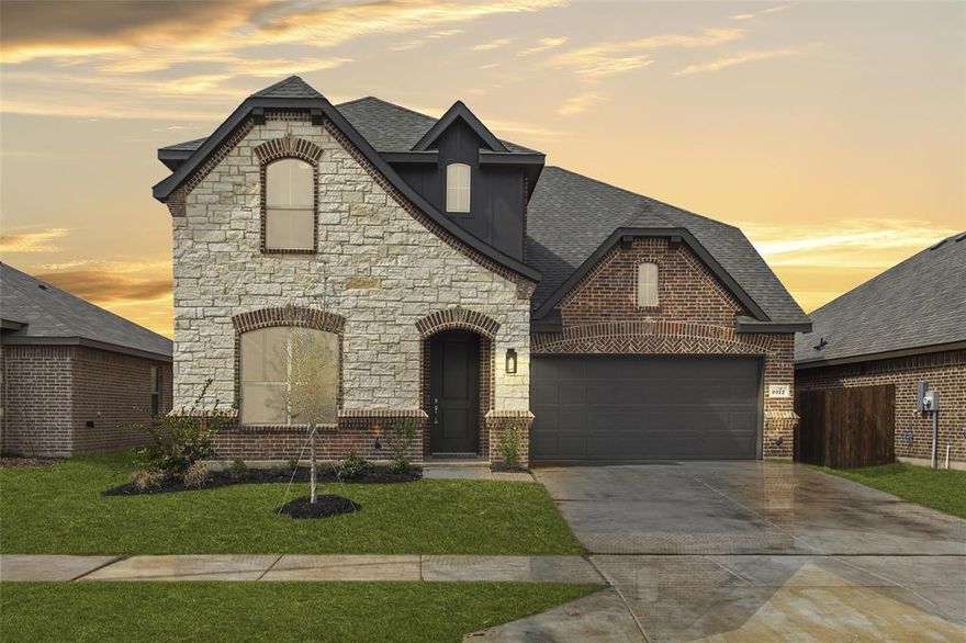 MLS# 20419257 - Built by Antares Homes - Ready Now! ~ -Stone to Ceiling Wood Burning Fireplace! -Covered Patio! Study with Double Doors! -Game Room! -Wood Flooring! Stretching over two levels, this is a home for anyone craving room to move, play and entertain in absolute comfort. There are four bedrooms and two full baths spread throughout the spacious floor plan, including a main-floor powder room for added convenience. The well-equipped kitchen features an island, granite countertops, stainless steel appliances, beautiful white-painted cabinets, and a large walk-in pantry. The master suite is on the main floor, with a window seat overlooking the backyard. Upstairs, you’ll discover three more bedrooms, each with a walk-in closet and easy access to a second full bath with double vanity and a tub. Bedroom three has a private sitting room, while this second level also boasts a large game room at the top of the stairs.