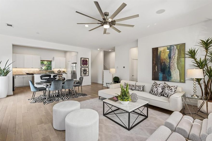 **12 MONTHS OF PREPAID HOA DUES** Welcome to this thoughtfully renovated Carreras Townhome. This residence features ample natural light and has undergone comprehensive updates with attention to quality and detail. The open concept main level is appointed with hardwood floors and a combined living and dining area, providing an excellent setting for gatherings. The chef’s kitchen is equipped with granite countertops, stainless steel appliances, and an expansive island. The generous primary suite includes a well-appointed bath with abundant natural light and a versatile sitting area suitable for an exercise room or office. Located in a quiet section of the neighborhood, the property offers a large private backyard that accommodates pets, outdoor dining, and relaxation. This home is conveniently situated near Cedar Springs, Oaklawn, Medical District, and downtown. For further insight into the property, please view the VIRTUAL TOUR.