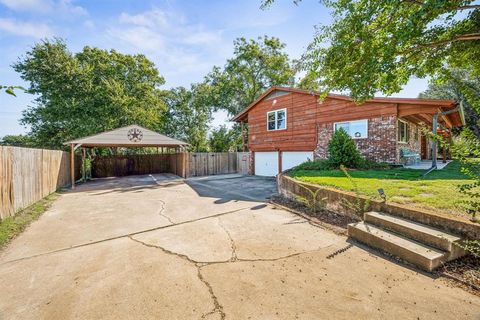 A home in Cleburne