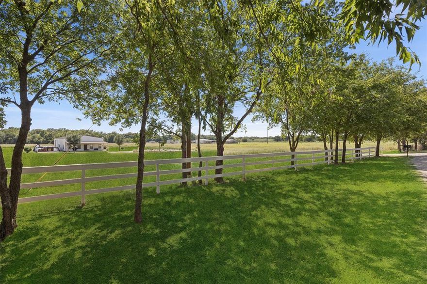 Connect with the listing agent for details!! Make your Texas ranch & barndominium dream a reality on this Ag exempt land with a contemporary Barndominum and room to grow! Haul in your equipment, drive in your livestock, and live off the grid with your own well, solar panels and septic tank! This beautiful lot is fenced and backs to Long Creek that flows to the Brazos River. Back Up Generator, brand new, never used, has been installed and will convey with the home. The cozy Barndominum features an open floor plan and designer touches. The modern kitchen offers built-in appliances, a breakfast bar with seating, recessed lighting, and ample storage space. The serene bedroom boasts an ensuite bath with dual sinks and a walk-in closet.  You will appreciate 1200 sqft climate controlled storage space above the living area and the spray foam insulated garage. Two large bay doors allow you to pull your boat or RV through. Additional approximately 1200 sqft space attached. Pallet racking in the garage conveys. Exempt for hay. Newly added gravel pad next to home for convenient RV parking. Don't miss out on this rare gem! The sale convey's 2 parcels which include the .5 acre with the Barndo and the remaining nearly 9.5 of Ag exempt mostly fenced land that backs to creek.