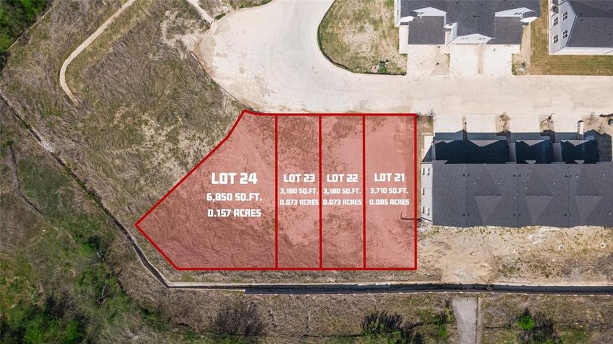 *Total of 4 lots, must be sold all together. price listed is per lot. 832-838 Premier Parkway*

Bring your own builder & your own special ideas!

Don’t miss this rare opportunity to build your dream townhome or investment property in the heart of Grand Prairie. Located at 832 Premier Parkway, this 3,710 sq ft open lot offers a clean slate in a well-established and growing area. With water and electricity already available on-site, you’re one step closer to bringing your vision to life.

Located in a prime location just minutes from major highways, shopping, dining, and entertainment, this lot provides the perfect balance of convenience and comfort. Whether you're a builder, investor, or future homeowner, this is a fantastic opportunity to secure a great piece of land in a thriving community.