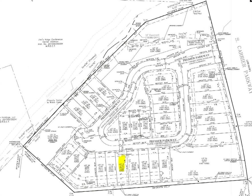 *Total of 4 lots, must be sold all together. price listed is per lot. 832-838 Premier Parkway*

Bring your own builder & your own special ideas!

Don’t miss this rare opportunity to build your dream townhome or investment property in the heart of Grand Prairie. Located at 832 Premier Parkway, this 3,710 sq ft open lot offers a clean slate in a well-established and growing area. With water and electricity already available on-site, you’re one step closer to bringing your vision to life.

Located in a prime location just minutes from major highways, shopping, dining, and entertainment, this lot provides the perfect balance of convenience and comfort. Whether you're a builder, investor, or future homeowner, this is a fantastic opportunity to secure a great piece of land in a thriving community.