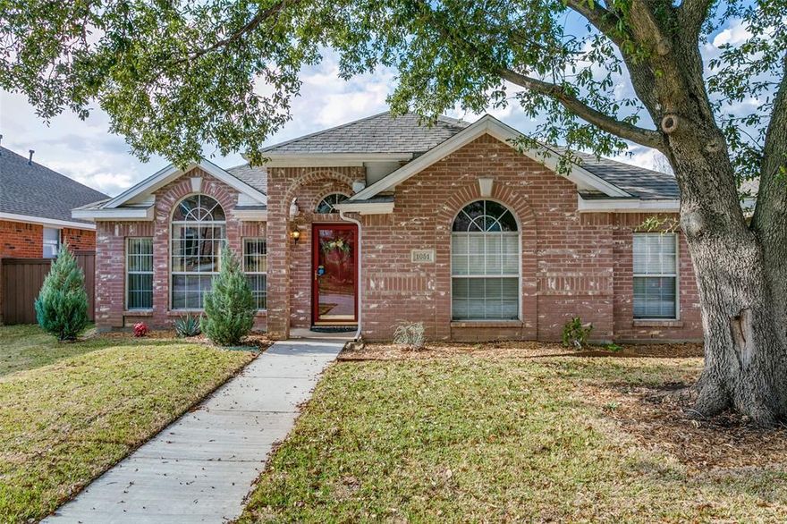 Discover this beautiful brick home filled with charm, space, and natural light! The bright interior has an inviting family room featuring a cozy wood-burning fireplace that flows seamlessly into the eat-in kitchen, complete with granite countertops, white cabinetry, and a skylight that fills the space with sunshine. The spacious primary suite offers a relaxing retreat with a comfortable sitting area and a private ensuite bath featuring dual sinks, an oversized shower, and a walk-in closet. This home also provides plenty of flexible living space, including formal living and dining rooms—perfect for entertaining, working from home, or creating a playroom or media space. Step outside to enjoy the backyard with a patio and beautiful gazebo with a ceiling fan, ideal for relaxing or hosting gatherings year-round. Conveniently located near shopping, major highways, parks, and exemplary schools. Don’t miss the opportunity to make it yours!