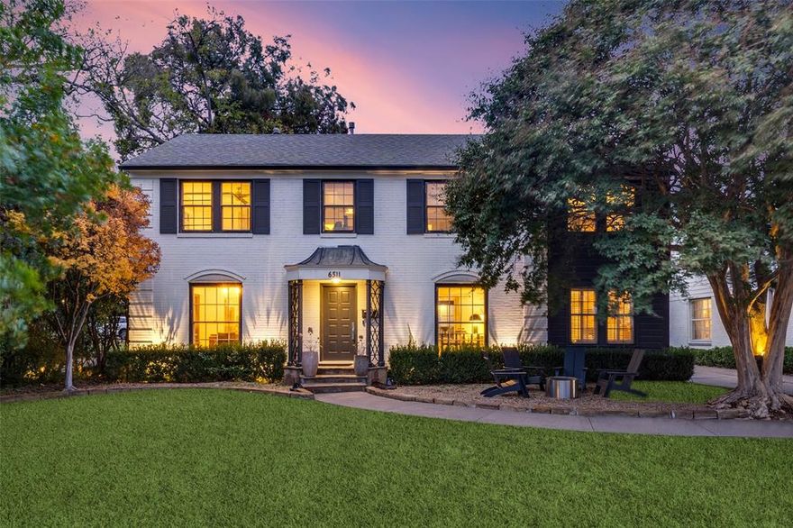 Come experience this beautifully updated Traditional-style home offering timeless character and modern comfort, set on an expansive lot in the heart of Lakewood and zoned to award-winning Lakewood Elementary. Located within the highly sought-after Lakewood Conservation District. Set on an expansive 75 x 267 lot (16,028 sqft per survey), the outdoor space offers room for entertaining, flexibility, and views of Lakewood Country Club. With nearly 2,300 square feet, this two-story home features a traditional layout with kitchen, living, dining, and study on the main level, and all bedrooms upstairs, including a spacious primary suite. Thoughtful updates enhance comfort and efficiency while preserving the home’s original charm, including, full home insulation (2023), updated HVAC components (2024). The oversized lot offers not just space, but opportunity; whether for future expansion or customization. Positioned as a compelling value compared to recent renovated sales on the same street.
Close to White Rock Lake, the Dallas Arboretum, and Lakewood shopping and dining. A rare opportunity to secure a classic Lakewood home with exceptional lot size, location, and long-term upside. Buyer and Buyer's agent to independently verify all information.