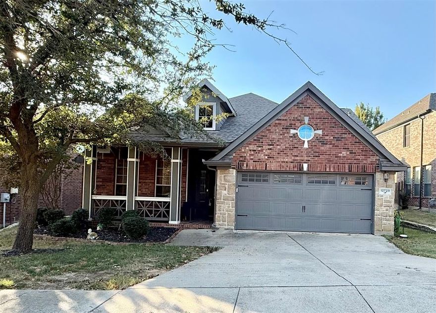 Gorgeous, spacious 4 bedroom 3 full bath home in highly desired Saratoga subdivision with award winning Northwest ISD schools. This versatile updated floor plan includes a home office and Large bonus room with full private bath upstairs which can be used as a 4th bedroom or game room. This updated home has wood floors throughout including Master Bedroom and home office. Recently updated kitchen is equipped with stainless appliances, granite counters and opens to large modern farmhouse designed living area. Walking distance to community pool, parks and Kay Granger Elem. Excellent location with close proximity to exemplary Kay Granger Elem, community pool, playground, shopping, restaurants and highways. A MUST SEE!