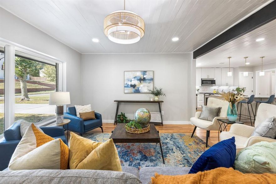 Fully reimagined mid century home in the heart of Oak Cliff where character meets clean modern living.
From the moment you arrive, the fresh concrete driveway and updated exterior set the tone for what’s inside. Step through the door and you’re greeted with original hardwood floors, natural light, and a layout that flows effortlessly for everyday living and entertaining.
This home isn’t just updated, it’s been done right. Major improvements include a brand new roof, updated plumbing with PVC lines, upgraded electrical with a new panel, a 5 ton HVAC system with all new ductwork, and a repaired foundation, giving you confidence and peace of mind from day one.
The backyard offers a private escape with space to unwind, plus a unique bonus structure that works perfectly as a dog house, playhouse, or creative flex space. If you’ve been searching for something with soul, style, and zero deferred maintenance, this is the one.