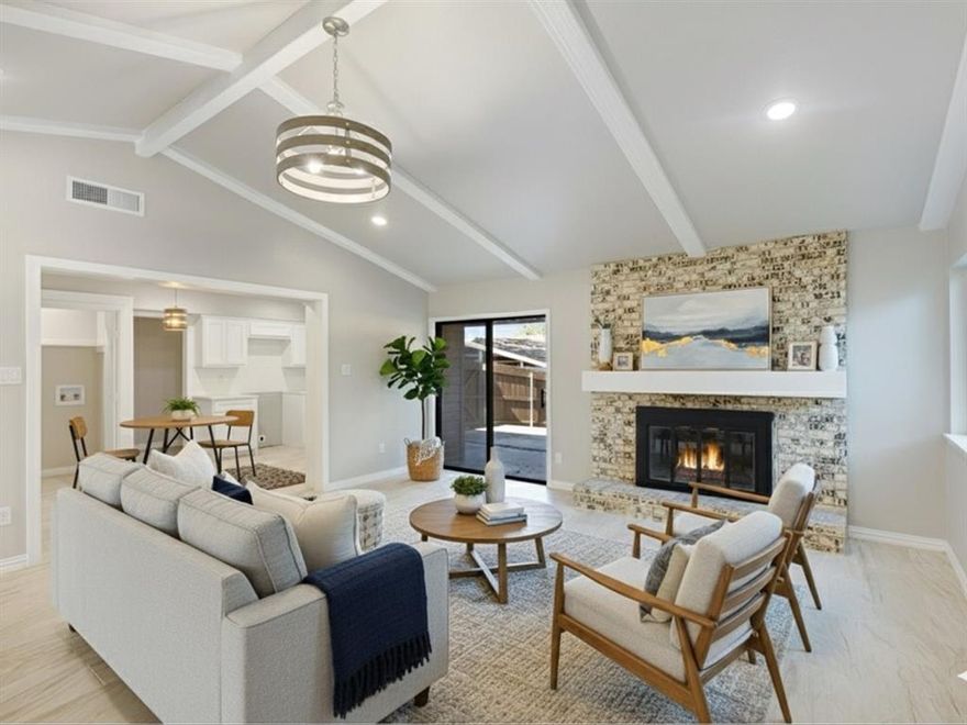 Featuring **two master suites**, this beautifully remodeled home offers exceptional flexibility for multi-generational living, guests, or investment potential. One master even includes a private exterior entrance for added convenience and privacy. The property includes **4 bedrooms and 3 full bathrooms** in total, with a modern **open-concept layout** that seamlessly connects the living, dining, and kitchen areas. Fully renewed with stylish finishes and thoughtful upgrades throughout, this move-in-ready home delivers comfort, function, and contemporary appeal. Located in a convenient Garland neighborhood close to shopping, dining, schools, and major road access, this is a standout opportunity you don’t want to miss.