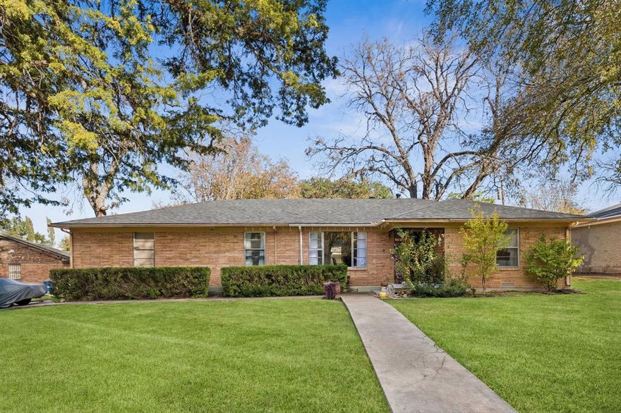 Charming home in popular established Dallas neighborhood. If you are looking for a home near major highways, major city attractions like the zoo, close to shopping and minutes from the lake, this is it!! It is only 6 miles from White Rock Lake! This home is a 3 bedroom 2 bath 1 car garage PLUS an office and a bonus room. It can be used as 5 bedrooms. The living room is open to the large dining area making it great for entertaining guests. The kitchen has additional open space for a breakfast table and plenty of counter space. If you love to cook you will love having a gas stove. Major recent updates include a New Roof Replacement May 2025, as well as a New Water Heater and HVAC System that were replaced in the last year. This home has the advantage of Spray Foam Insulation for Superior Energy Efficiency and Indoor Air Quality. This home is priced below market value for the area, offering the next home owner an opportunity to customize it with their own finishing touches.
