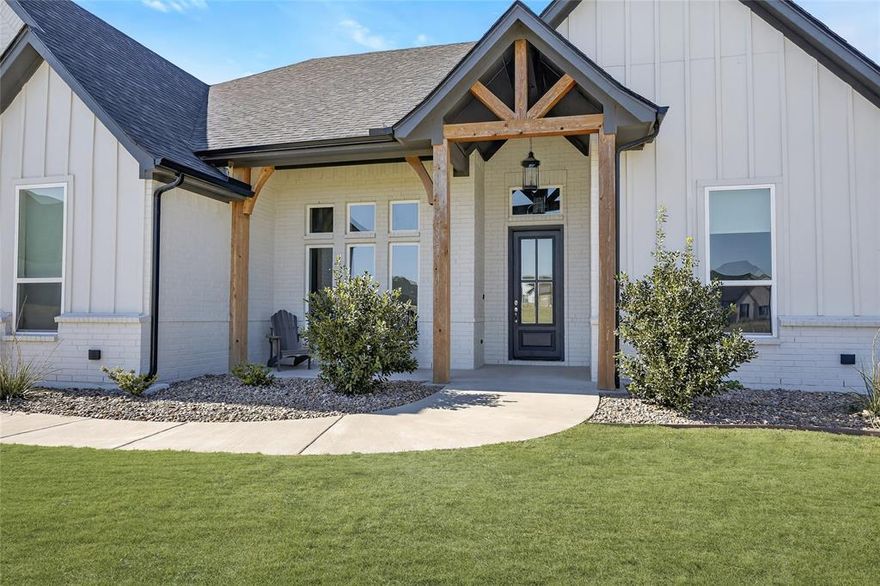 Welcome to 223 Columbia Ct — where peaceful country living meets modern comfort!
Nestled on nearly 2 acres, this beautiful 4-bedroom, 3-bath home offers space, versatility, and charm at every turn. Inside, the open-concept layout features rich wood floors, a dedicated study for working from home, and a spacious flex room that can adapt perfectly to your lifestyle — whether you need a game room, playroom, or second living space.

The kitchen shines with sleek quartz countertops, plenty of cabinetry, and an easy flow that makes entertaining a breeze. Step outside to enjoy the Texas countryside — the property is fully fenced with durable metal fencing around most of the perimeter, with bobbed wire and mature trees lining the back for extra privacy. You’ll love the tranquil setting complete with free-range chickens and even a whimsical partial treehouse tucked among the trees.

Located in the heart of Springtown, this home perfectly blends comfort, space, and that relaxed country feel — all just a short drive from town conveniences. Come experience the warmth and freedom of life on Columbia Court!