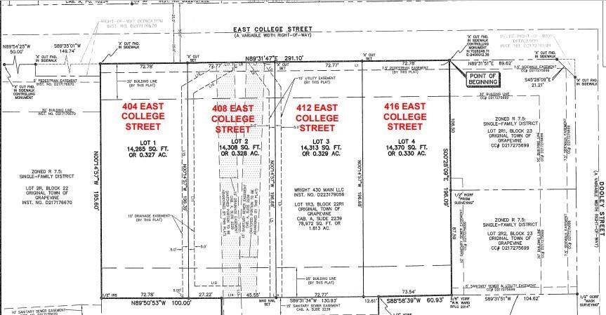 Grapevine College Heritage Add - Land