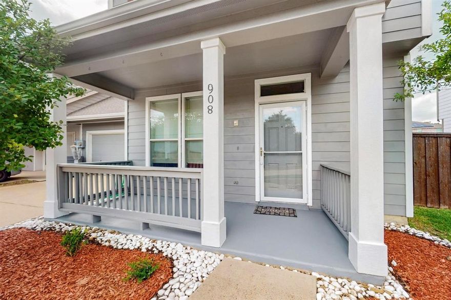 Discover this charming, family-friendly home at 908 Greene Way in the heart of Wylie’s sought-after Birmingham Farms neighborhood. Built in 2003, this attractive two-story single-family residence spans 1,221SF with 3 bedrooms, 1 full and 1 half bath. Bright open layout connecting the living, dining space, and kitchen—great for both everyday gatherings and entertaining.  Updated paint, flooring, appliances, kitchen counters and cabinets, bedrooms and bathrooms. With thoughtful design, quality finishes, and proximity to excellent schools and amenities, it’s a move-in ready stunner. Birmingham Farms offers a true neighborhood feel—spot-on for families prioritizing sense of community and stability. Just minutes to major thoroughfares (Hwy 78 & 190), simplifying commutes across DFW and beyond. Everyday essentials are close by: grocery stores, shops, restaurants, and even a nearby skate park. ** This home has an active tenant and the lease expires in Sept 2026 **

This home is currently leased and the tenants are showing the home. Fantastic opportunity for any investor to get in on this at below market value with a fully vetted tenant ready to go!