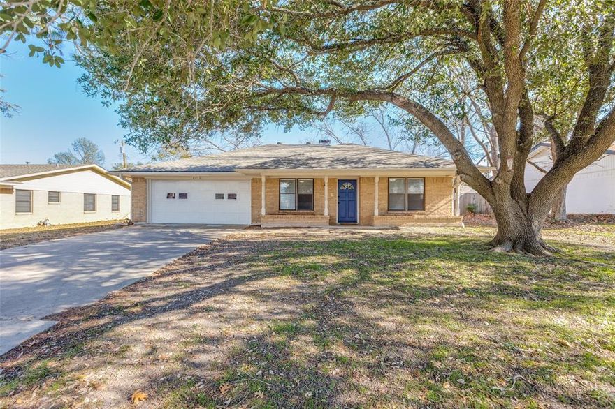 This lovely 3 bedroom, 2 bath home is spacious and homey.  Enter in to your spacious living room to the right.  Down the the hall you'll find 2 bedrooms with carpet and jack and jill style bathroom between.  In the hallway you'll find 2 extra closets for storage. The dining room features a gas fireplace and built in bookcase. The kitchen has a stainless steel gas stove and open space and counters for all your prep work.  You will love the back yard which has plenty of room for a garden, kids playing, and pets.  Also, enjoy your screened in porch area right off the back door.