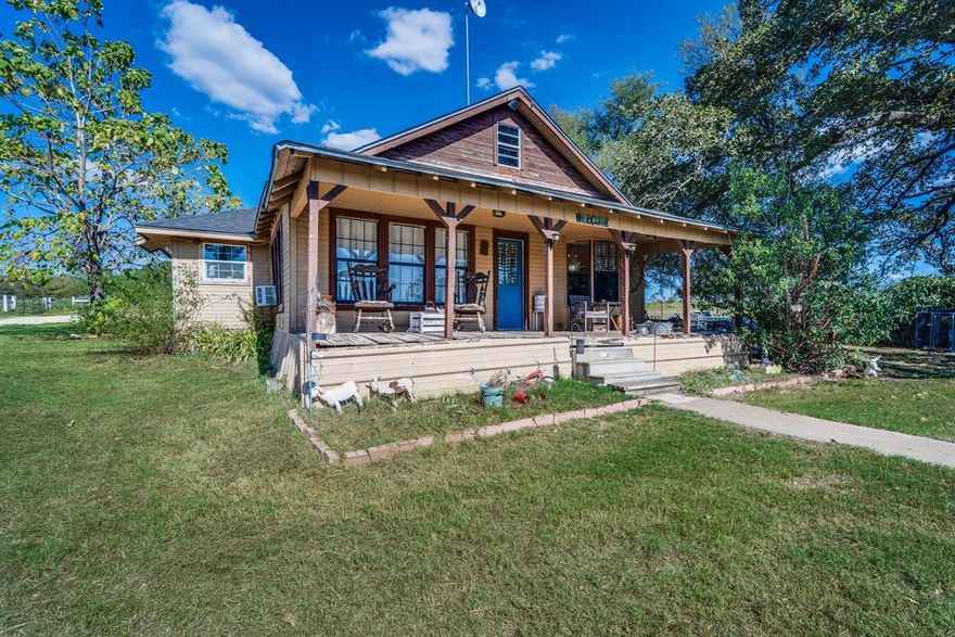 $500 Buyer’s Concession with an Acceptable Full-Price Contract by 12-30-25! Country Charm on 2+ Acres – Updated & Move-In Ready!

The MOTIVATED sellers are ready to embark on their next adventure—this is your chance to claim a fantastic deal on this charming farmhouse! Nestled on just over 2 acres of scenic Texas farmland, this delightful property offers a perfect blend of country living and modern comforts.

Featuring 2 bedrooms, 2 baths, and an office with a closet that could easily serve as a third bedroom, this home offers versatility for a variety of lifestyles. The spacious front porch invites you to relax and enjoy the quiet country evenings while stargazing under the Texas sky. Inside, you'll find striking wood beams, modernized flooring, fresh paint, and renovated bathrooms that bring a perfect mix of rustic charm and contemporary convenience.

The fully fenced property is shaded by mature trees, providing plenty of space for pets, children, or simply enjoying the peaceful surroundings. A large workshop with electricity offers endless possibilities—whether you're into DIY projects, need extra storage space, or have a hobby to pursue.

This is truly a Texas farmhouse gem, offering move-in-ready comfort and plenty of room to grow. Whether you're seeking a peaceful weekend retreat or a full-time home, this property offers the perfect setting.

Don’t miss the chance to make this charming home your own—schedule your showing today and discover the endless possibilities waiting for you!
