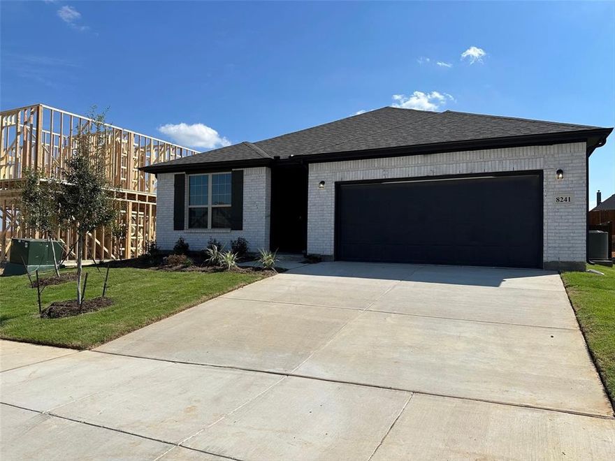 MLS# 20423836 - Built by HistoryMaker Homes - Ready Now! ~ Ready Now!!!! 4 Bedroom, 2 bath one story home w covered patio! With front brick exterior, this home has great curb appeal. Boasting a spacious open concept design, this home offers a seamless flow between living spaces (all w wood plank tile), creating an inviting atmosphere for relaxation & entertainment. The thoughtfully designed kitchen features 42-inch cabinets, quartz countertops & a central island (with built in sink) that overlooks a large dining nook, making mealtime a delightful experience for the entire family. The gas stove & tankless water heater are modern amenities that cater to your lifestyle. The community amenities include a dog park, covered pavilion & playground, fostering a vibrant & inclusive atmosphere for residents of all ages. Low tax rate & low HOA!