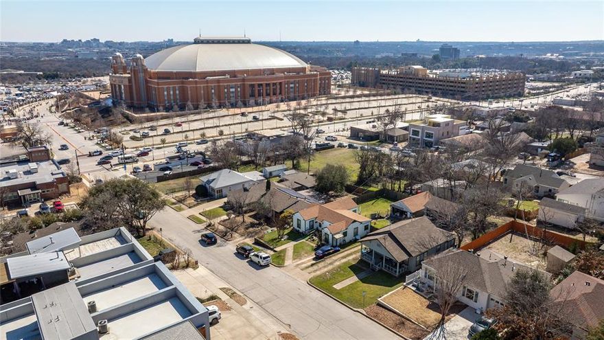 Imagine building your dream home in the highly sought-after Arlington Heights neighborhood of Fort Worth — a prime location that perfectly blends charm, convenience, and breathtaking views. This exceptional property offers an unparalleled vantage point of the stunning downtown Fort Worth skyline, providing a picturesque backdrop for your future home. Beyond the captivating views, the property is just a short stroll from the state-of-the-art Dickies Arena, a multipurpose venue known for hosting world-class concerts, sporting events, and the iconic Fort Worth Stock Show & Rodeo. Adjacent to the arena is the historic Will Rogers Memorial Center, a hub of activity featuring equestrian events, trade shows, and more.

Nestled in the heart of the city’s vibrant cultural district, this location offers easy access to an array of cultural and recreational amenities. Explore renowned museums such as the Kimbell Art Museum, the Modern Art Museum of Fort Worth, and the Amon Carter Museum of American Art — all just moments away. Enjoy boutique shopping, unique dining experiences, and lively entertainment options along 7th Street, or take advantage of the nearby Trinity Rail Express for convenient travel throughout the metroplex.

Adding to its appeal, the property currently features a functioning duplex, generating consistent rental income. This presents a rare and exciting opportunity to invest while thoughtfully planning and designing your custom home. Whether you envision a contemporary masterpiece or a timeless architectural gem, this lot offers the ideal canvas for bringing your vision to life.

Don’t miss the chance to create your dream residence in one of Fort Worth’s most desirable neighborhoods — where luxury living meets cultural charm and urban convenience. Seize this incredible investment opportunity today and start building the future you’ve always imagined!