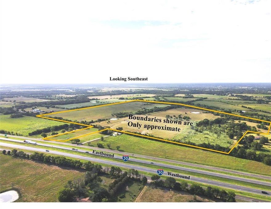 This is a GREAT Investment Property +- 116 unrestricted acres on I-30 in Campbell just east of Greenville about 5 miles. Property is currently ag exempted and used for cattle. Property is completely fenced and flanked by a seasonal creek at properties edge. Property has 2 ponds-tanks and water. Beautiful acreage for a private ranch or perfect for residential development. Would make a nice resort-style RV park. Located just minutes from McKinney, Frisco, Allen, Plano, Rockwall and Dallas. Direct access to IH-30. Texas DOT has plans to widen IH-30. 
Property is in the --- Opportunity Zone ---