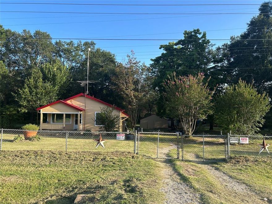 A wonderful  43.462 acres ranch with a farmhouse, storage buildings, larger 5 stall horse barn with fence on 3 sides on US 80Hwy. Property has 2 ponds, a creek and many matured hardwood trees.

Property has a wildlife exemption. Very close to Wills Point, TX High School,  Terrell shopping center etc. 

1206 SqFt, One Bedroom, One Bathroom, Living room, Kitchen, Laundry room and Covered Porch, Spacious walk in closet, Hardwood floors, AC and Ceiling fans. Value is in land. 

Includes a Refrigerator and Washer and Dryer.

Property is sold as is.

Owner is a Realtor. License number 0678842.