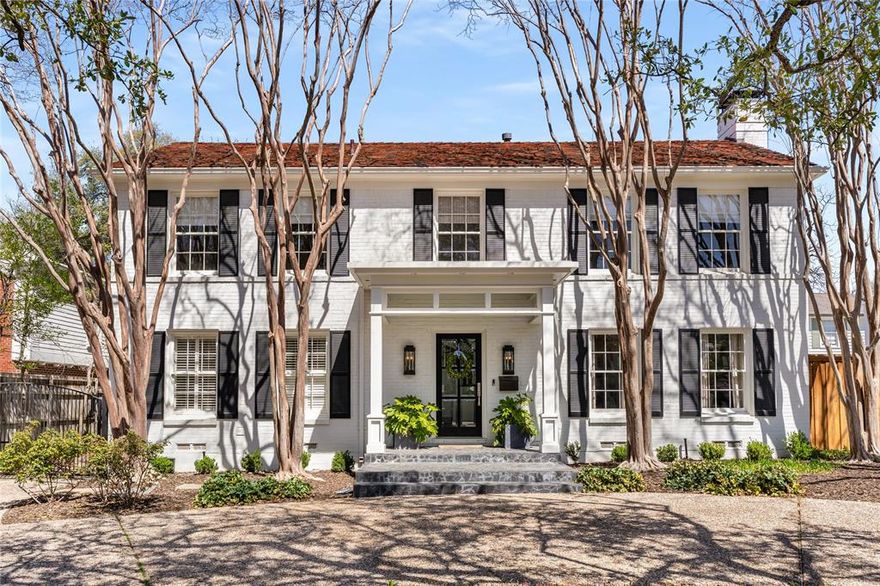 Welcome to 5411 Wateka, a beautiful home nestled on a large lot in coveted Greenway Parks. With its storybook drive-up and charming curb appeal, this residence invites you in from the moment you arrive. Inside, a spacious living room with a fireplace flows seamlessly into the dining area, creating a warm and welcoming space for everyday living or entertaining. A second living room with fireplace and built-ins offers additional space to relax or gather with friends and family. The kitchen, outfitted with stainless steel appliances and clean, modern lines, opens to a cozy breakfast area and a third living space filled with natural light—perfect for casual entertaining or quiet mornings at home. Upstairs, you'll find three generously sized bedrooms, each with its own en suite bath. The oversized primary suite features a light & bright office overlooking the backyard, an expansive closet, and a well-appointed bath. Step outside to a spacious backyard that offers both a large pool and a designated play area—ideal for kids at play, hosting guests, or simply unwinding outside. Move-in ready and full of potential, this is a rare opportunity to make your own mark in one of Dallas’s most desirable neighborhoods. Don’t miss this Greenway Parks gem!