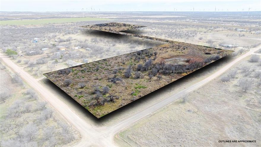 If you're looking for piece and quiet just minutes to town look no further.  This 12+ acres tract of land has a very versatile layout.  Many possibilities, you decide!  Located on the corner of CR 150 and CR 155 in Shackelford County.  This property includes the water meter which is great!!  Simply bring your plan and your ready to go.  Callahan county school district with an Abilene address.  Come view this great property today and let the fun begin!