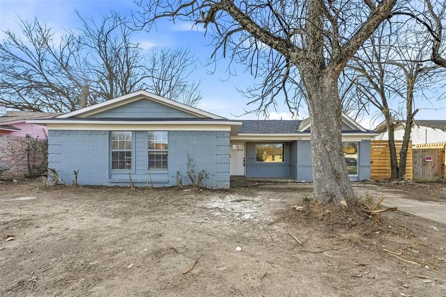 Fully remodeled and move-in ready! This extensively updated 4-bedroom, 2-bathroom home features an open-concept layout ideal for modern living. The kitchen offers custom cabinetry, a spacious island, and quartz countertops throughout. Both bathrooms have been updated, along with modern lighting fixtures that enhance the home’s style and ambiance. Numerous recent improvements have been completed throughout the home, including replaced windows and a recently installed roof. The home offers abundant natural light, updated finishes, and a functional floor plan suitable for everyday living and entertaining.