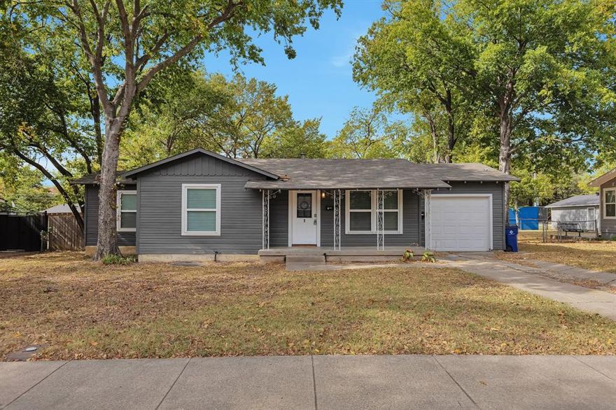 Come check out this multi-unit property located in the heart of Haltom City, sitting on almost a full quarter-acre lot. The front house is around 969 sqft and has 2 bedrooms and 1 full bathroom. It also comes equipped with a full kitchen and a 1-car garage. It is currently vacant, and the prior tenants had a signed lease on the property at $1,595, with market rents supporting up to $1,700 per month. The back house (ADU—Additional Dwelling Unit, or guest house) is approximately 537 sqft and has a tenant occupying it at $1,275 per month on a month-to-month lease. The back house is a full 1 bed, 1 bath and comes equipped with a full kitchen as well. This property is perfect for an investor looking to add a cash-flowing rental to their portfolio or an owner-occupant looking to help offset their living expenses by house hacking. Come make an offer!