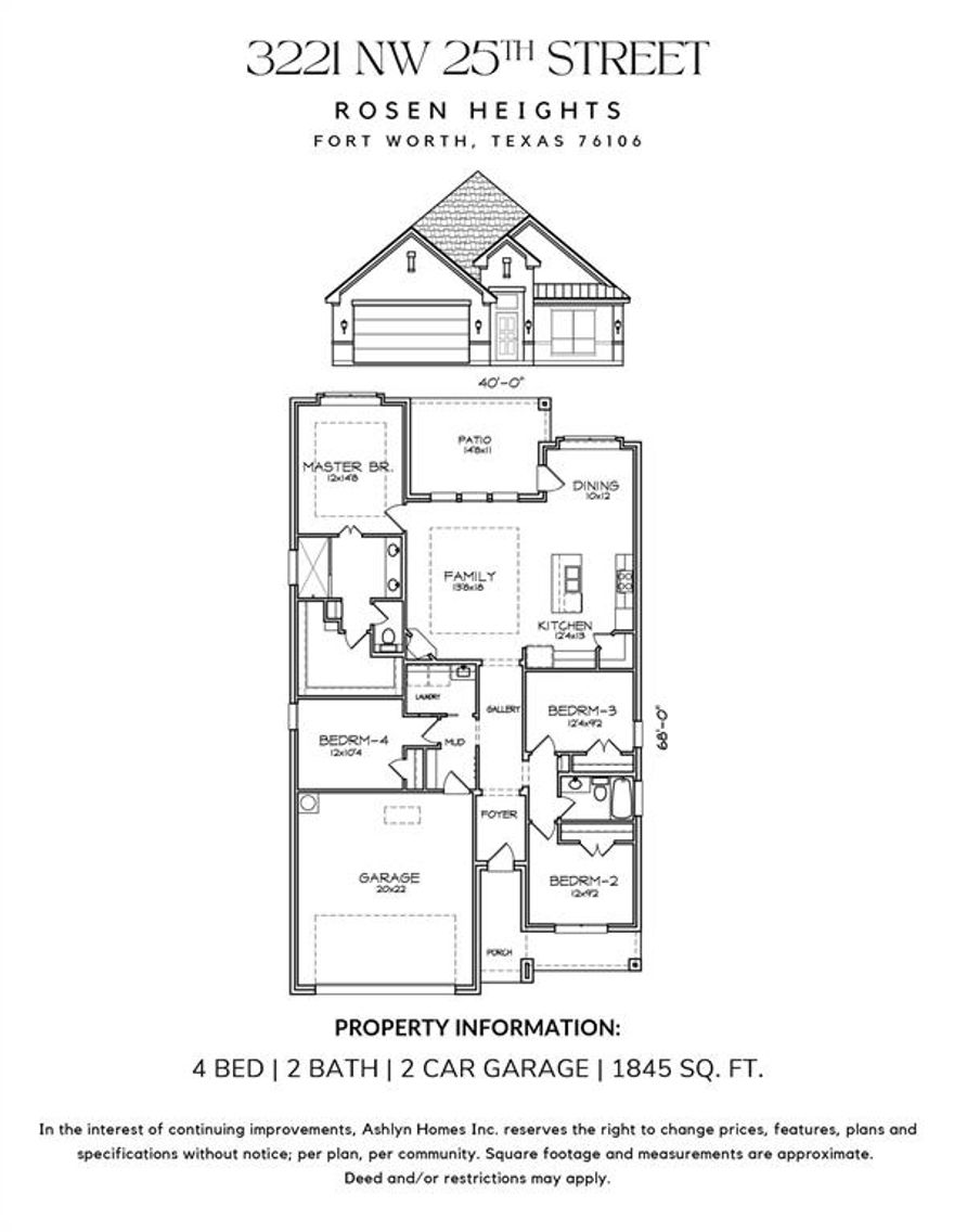 New Build in Fort Worth, Texas! 

Step into the warmth of home in bustling Fort Worth, where this charming new construction awaits. Balancing modern comfort with classic appeal, this house offers a cozy haven for those desiring a touch of style without the fuss.

Home is 60 days out from completion.