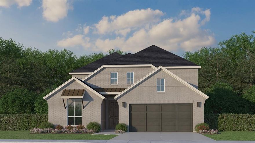 You will love this gorgeous 2-story design from American Legend Homes featuring 4 bedrooms, 4 full bathrooms and a half bath, study, game room and 3-car tandem garage! As you enter the foyer, you are greeted by a secluded secondary bedroom with a walk-in closet and full-size bathroom. At the heart of the home and overlooking the dining and family areas is the gourmet kitchen which includes a center island, ample counter space and large walk-in pantry. Adjacent to the kitchen is the spacious study, perfect for an office or exercise room. Ideally situated at the back of the home for maximum privacy, the main bedroom is the perfect retreat. Bask in the natural light from an abundance of windows or relax in the amazing en-suite bathroom featuring a free-standing tub with separate shower, dual vanities and oversized walk-in closet. On the second floor, you will find a game room, media room, two secondary bedrooms with walk-in closets and 2 full-size bathrooms. This home is loaded with custom features and finishes.