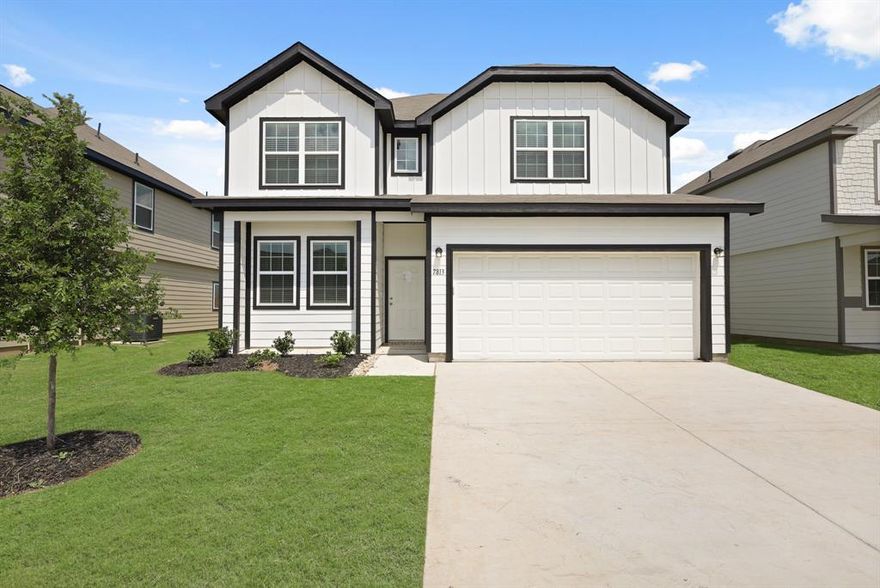 Love where you live in Sycamore Landing in Fort Worth, TX! The Tivoli floor plan is a spacious 2-story home with 4 bedrooms, 2.5 bathrooms, study, game room, and 2-car garage. This home has it all, including privacy blinds and vinyl plank flooring throughout the common areas! The gourmet kitchen is sure to please with 42-inch cabinetry and granite countertops. Retreat to the first-floor Owner's Suite featuring double sinks with granite countertops, a separate tub and shower, and a spacious walk-in closet! Secondary bedrooms have walk-in closets, too! Enjoy the great outdoors with full sod and a sprinkler system. Don't miss your opportunity to call Sycamore Landing home, schedule a visit today!
