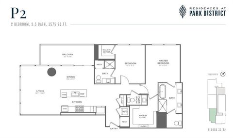 Tiny photo for 2120 Olive Street #3106, Dallas, TX 75201 (MLS # 21058135)