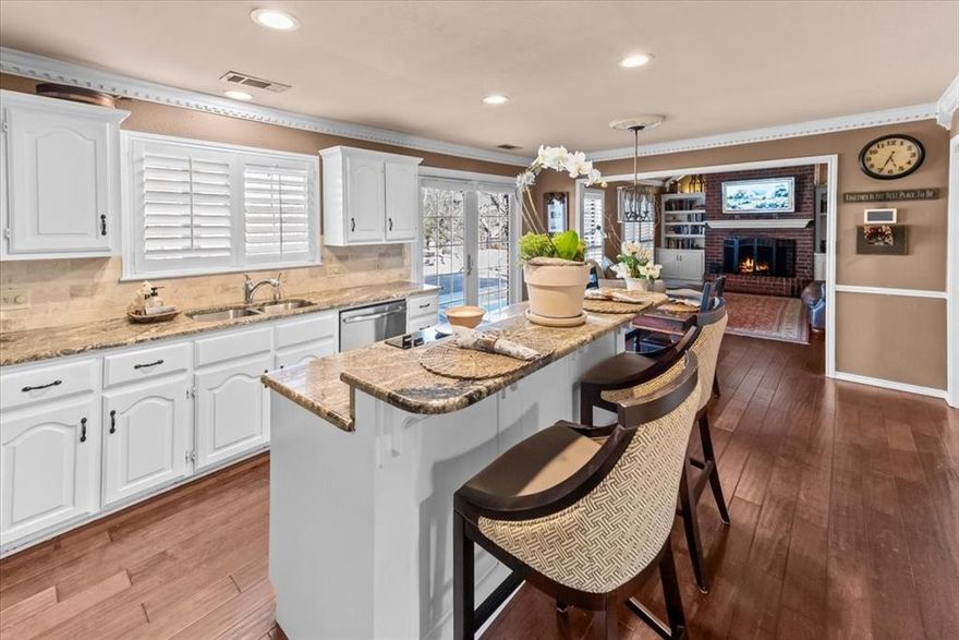 Welcome to luxury living in the prestigious, gated community of White Bluff in Whitney ISD. This stunning 5-bedroom, 3.5-bath home is ideally situated on hole 11 with beautiful lake and golf course views, tucked away on a quiet cul-de-sac offering privacy and minimal traffic.
Boasting over 3,700 square feet, this thoughtfully designed home features spacious living areas, a dedicated media room, and private guest quarters, providing exceptional flexibility for entertaining and multi-generational living. The open layout offers abundant natural light and generous room sizes throughout. Additional highlights include a 3-car garage, ample parking, and expansive outdoor living space ideal for relaxation and entertaining. New roof and gutters 2024, 2 new HVAC 2022 and 1 HVAC 2023, Water heater in the guest quarters 7 years old. Cooktop and oven 2025.  Repainted outside 2024. Residents of White Bluff enjoy resort-style amenities, including three swimming pools, marina access, multiple dining options, fitness center, playgrounds, pickleball and tennis courts, championship golf courses, and on-site salon. This exclusive community delivers an unmatched lifestyle combining luxury, recreation, and tranquility. An exceptional opportunity to own in one of Lake Whitney’s most sought-after gated neighborhoods.