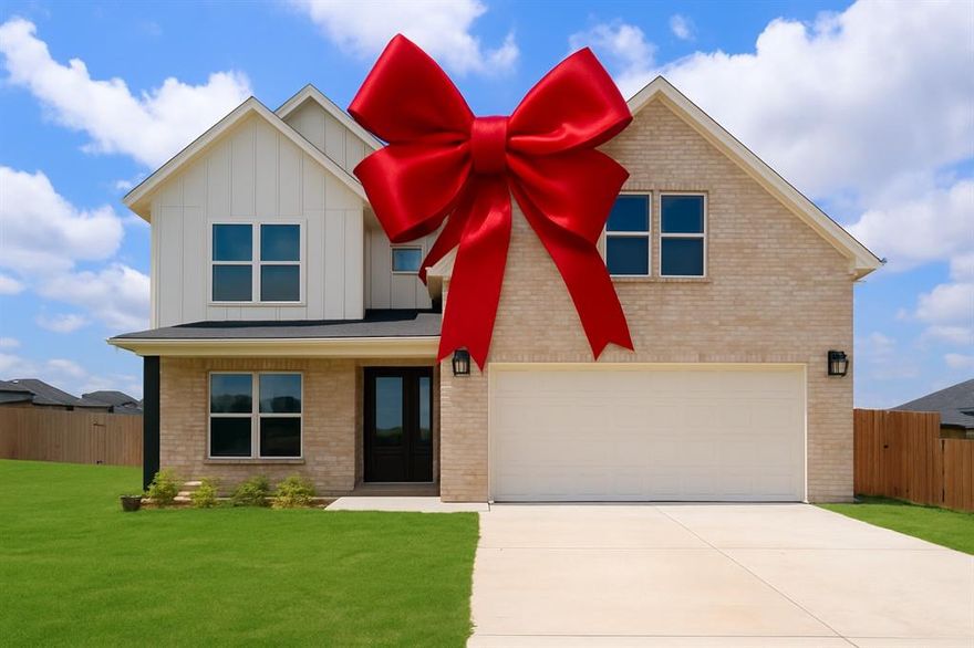 Experience the magic of the season and make this December truly unforgettable with your brand-new home! Presenting an exclusive end-of-year opportunity, this exquisite residence in the sought-after Pyramid Acres community of Fort Worth is ready for you to call home. Showcasing four generously sized bedrooms, three full bathrooms, and a stylish half bath, every inch of this property is designed with comfort and elegance in mind.
The open-concept layout impresses with premium finishes—enjoy a modern kitchen complete with gleaming quartz countertops and sleek stainless-steel appliances. The luxurious primary suite serves as your private oasis, featuring a standalone bathtub and a spacious walk-in closet. Additional bedrooms are ideal for hosting family or overnight guests. Step into the expansive backyard, perfect for entertaining or unwinding. Additional highlights include a spacious laundry room and a two-car garage. Located just minutes from Benbrook Lake, major highways, and popular shopping destinations, this home offers the perfect blend of luxury, comfort, and convenience. Don't miss your chance to start the new year in style.