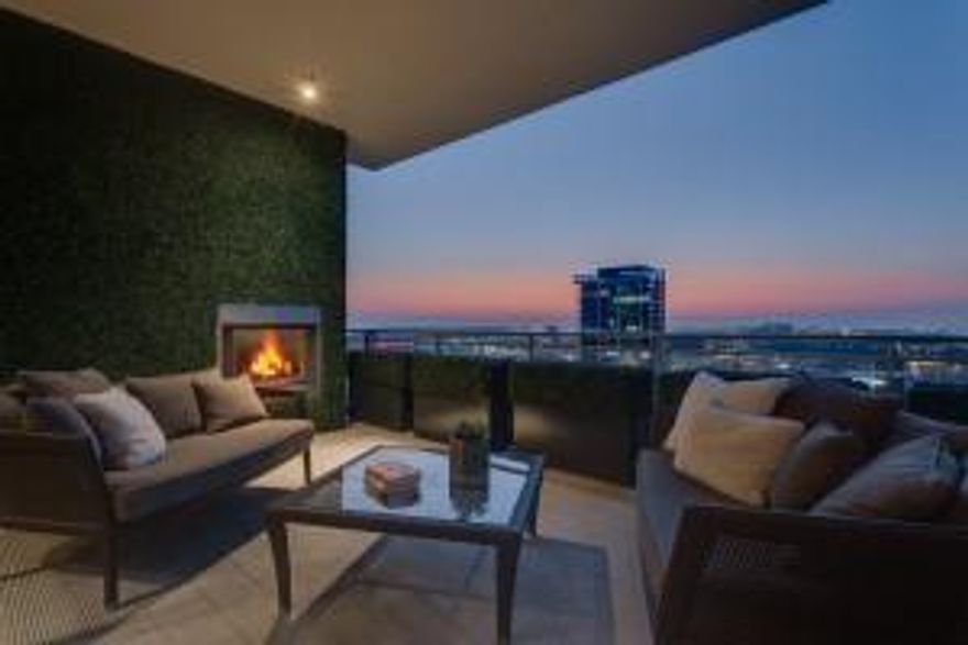 Executive fully furnished 3-bed residence with Resort style living at Azure Condominium in Dallas! This customized suite in the sky has been rethought by one of Dallas' most prominent interior design houses. The walnut-paneled foyer with discreet accent lighting makes a statement and sets the tone for what is to come. The stone clad walls lead up into the open living, kitchen & dining areas, each its own space yet seamlessly blending together for effortless entertaining. Corner unit has expansive floor-to-ceiling glass windows taking full advantage of the city views & from two terraces, each with gas fireplace, making for additional living areas. Fully furnished with high end furnishings such as Minotti or it can also come unfurnished if the tenant prefers. Internet and all utilities included in rental