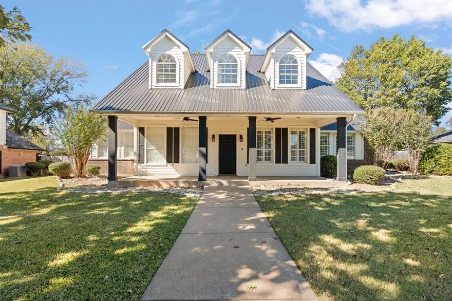 Welcome to one of Glen Rose’s favorite hidden pockets- a small neighborhood just outside city limits with all the small-town charm and community spirit you could hope for. You’re only five minutes from town, but it feels like a quiet retreat the moment you turn in.

A long driveway leads you to a detached 2-car garage and a front porch that’s practically begging for rocking chairs and a morning coffee. Inside, the home opens up to a spacious living area and a kitchen designed for gathering- plenty of room to cook, host, and make memories.

The primary suite is downstairs and includes a built-in office that makes a great flex space.. think nursery, craft room, or reading nook. The finished attached garage offers even more versatility: home gym, guest room, or game room- your choice!

Upstairs you’ll find a bonus living area and two additional bedrooms, perfect for spreading out. The backyard features a large rock patio ready for summer dinners, a fire pit, or a trampoline for the kids.

Glen Rose is known for its small-town pride, award-winning schools, and friendly neighbors who wave when you drive by — this home lets you experience all of it.