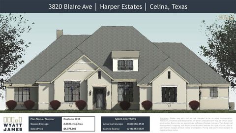 3820 Blaire Avenue Celina TX 75009