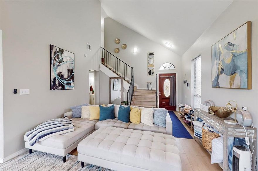 Updated 2003 built Fort Worth corner lot full duplex For Sale! Each side features a spacious layout with 3 bedrooms, 2 and a half bathrooms, and a 2 car garage. Both units are tenant occupied with healthy monthly rent rates of $1995 and $1820. One side was updated in 2023 with luxury vinyl plank flooring throughout, fresh paint, and new fixtures. The other side was updated in 2025 with new carpet, fresh paint, and updated fixtures. Both units offer a great floorplan with vaulted ceilings and tons of windows providing plenty of natural light. This full brick duplex is a rare find and is a neighborhood stand out, supporting long-term rental demand with future growth potential. A great addition to any investors portfolio!