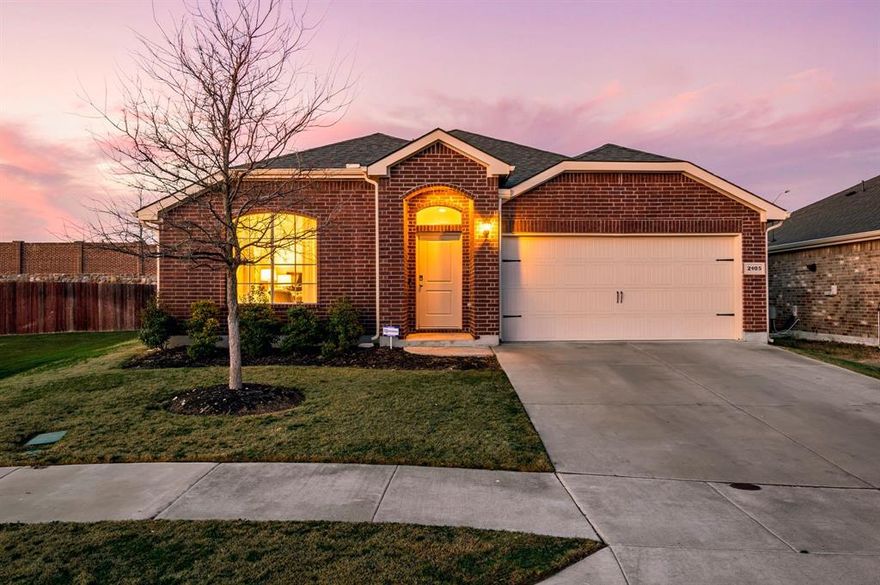 WITH 1% INTEREST RATE temporary Lender BUY DOWN courtesy of our preferred lender, now is the perfect moment to make your move! Welcome home to 2105 Myrtle Beach Dr.  in the desirable Highlands of Chapel Creek subdivision, where modern living meets thoughtful design! This stunning 1-story residence features a popular open-concept layout, the Starkville floor plan, offering 4 bedrooms, 2 full bathrooms, and a 2-car garage. The spacious living and dining areas create an ideal setting for everyday living and entertaining, seamlessly flowing into the well-appointed kitchen. The kitchen is a chef’s delight, equipped with ample cabinetry, granite countertops, a seating island, and gas range. High-traffic areas showcase durable, easy-care ceramic tile flooring for added convenience.Step outside to relax or entertain in the private backyard featuring a covered patio, perfect for relaxing or hosting gatherings. The split bedroom arrangement provides added privacy, with the large primary bedroom boasting a walk-in closet for ample storage. Enjoy walking distance access to Chapel Creek amenities, including two community pools and a clubhouse available for private events. Additionally, this fantastic home is conveniently located near shopping, dining, and major highways, just minutes from Downtown Fort Worth, the Fort Worth Nature Center & Refuge, Sundance Square, and a variety of shops and restaurants. Don’t miss your chance to make this beautiful home your own—schedule a showing today!