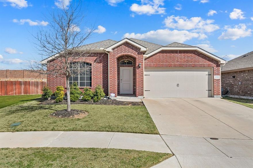 WITH 1% INTEREST RATE temporary Lender BUY DOWN courtesy of our preferred lender, now is the perfect moment to make your move! Welcome home to 2105 Myrtle Beach Dr.  in the desirable Highlands of Chapel Creek subdivision, where modern living meets thoughtful design! This stunning 1-story residence features a popular open-concept layout, the Starkville floor plan, offering 4 bedrooms, 2 full bathrooms, and a 2-car garage. The spacious living and dining areas create an ideal setting for everyday living and entertaining, seamlessly flowing into the well-appointed kitchen. The kitchen is a chef’s delight, equipped with ample cabinetry, granite countertops, a seating island, and gas range. High-traffic areas showcase durable, easy-care ceramic tile flooring for added convenience.Step outside to relax or entertain in the private backyard featuring a covered patio, perfect for relaxing or hosting gatherings. The split bedroom arrangement provides added privacy, with the large primary bedroom boasting a walk-in closet for ample storage. Enjoy walking distance access to Chapel Creek amenities, including two community pools and a clubhouse available for private events. Additionally, this fantastic home is conveniently located near shopping, dining, and major highways, just minutes from Downtown Fort Worth, the Fort Worth Nature Center & Refuge, Sundance Square, and a variety of shops and restaurants. Don’t miss your chance to make this beautiful home your own—schedule a showing today!