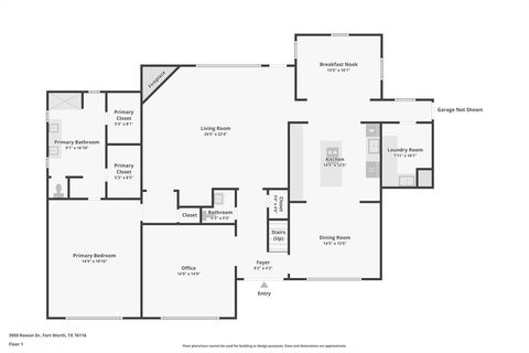 Tiny photo for 3950 Rowan Drive, Fort Worth, TX 76116 (MLS # 21091309)