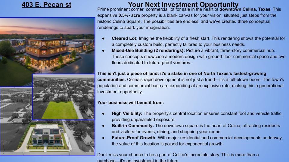 Celina Original Donation - Land