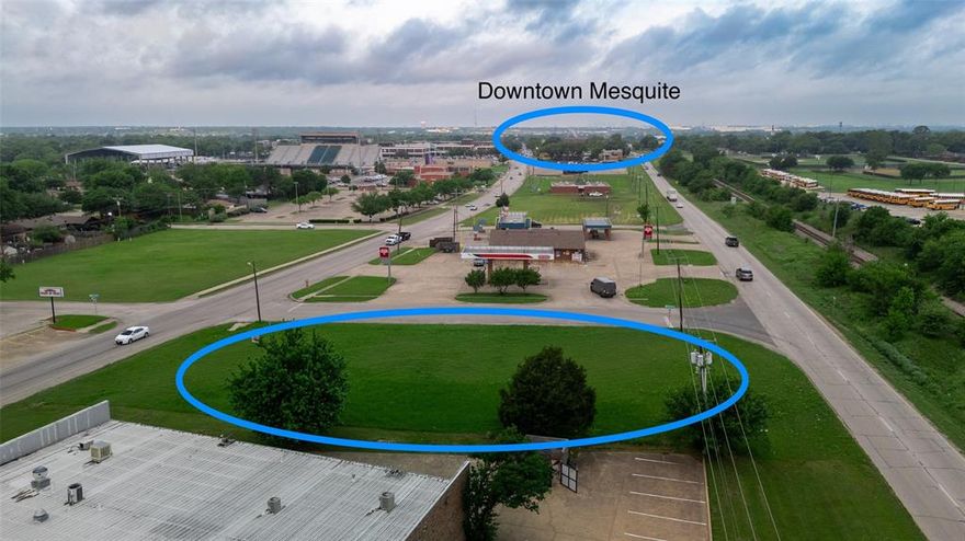 What a great opportunity to start building right away!  The owner has done all the prework with the City of Mesquite saving you approximately 2 years of preliminary work, with plans and meetings providing you with huge savings and time.  These plans are to build an approximately 3000 SF retail building.  Owner has a site plan, building plans and utility, grading, drainage and erosion control plans for your review.   Owner occupy all or part for your business and lease the rest.  No more paying rent, own and start building equity! The location is great with visibility from Main and Davis not to mention across the street from the City of Mesquites STAR Transit, which provides convenient transportation in the service area, providing over 235,000 rides annually. Also, located minutes to Mesquite HS and Hanby Football Stadium which hosts numerous games and events.  This site is close to downtown square Mesquite and other retail and restaurants, including one of the highest volume CiCi Pizzas around.  Not much land around in high traffic areas, especially with this opportunity.