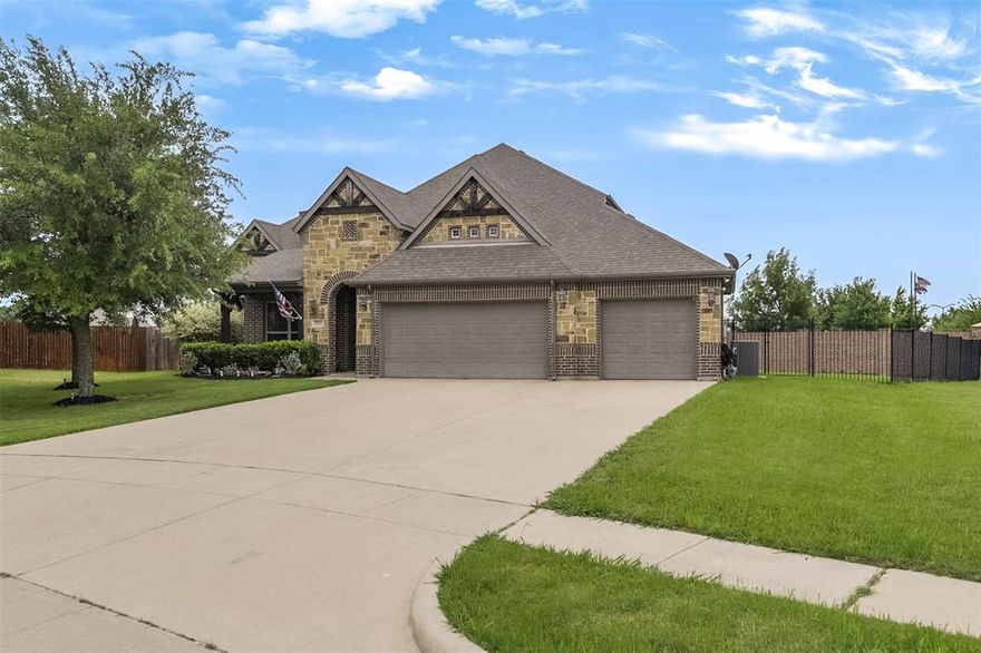 Burleson City and sought after Joshua ISD—where comfort, functionality, and location come together beautifully! This inviting home offers a well-designed layout perfect for everyday living and entertaining. Step inside to discover a spacious living area filled with natural light, creating a warm and welcoming atmosphere. The open-concept flow leads seamlessly into the kitchen, featuring ample cabinetry, generous counter space, and a convenient layout for meal prep and gatherings.

The primary suite provides a relaxing retreat with plenty of space and a private bath, while the additional bedrooms offer flexibility for guests, a home office, or growing households. Thoughtful details throughout the home create a sense of comfort and livability.

Enjoy outdoor living in the backyard with room to relax, play, or entertain—perfect for weekend BBQs or quiet evenings. Situated on a desirable corner lot, the property offers added space and curb appeal.

Located in an established neighborhood in Burleson, this home is just minutes from shopping, dining, schools, and major highways, providing easy access to both Fort Worth and surrounding areas. Whether you're a first-time buyer, downsizing, or looking for a great investment opportunity, this home offers incredible value and potential.