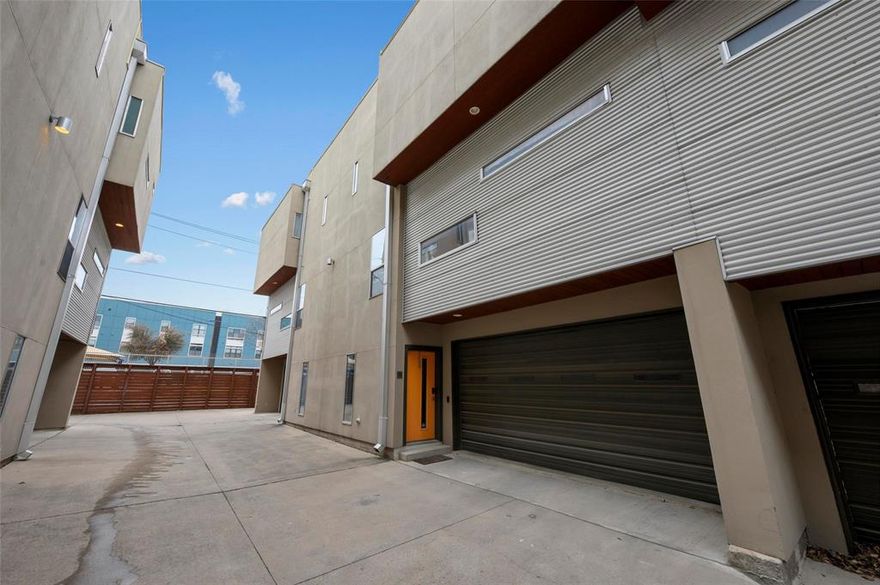 Discover elevated townhome living in this beautifully updated 2-bedroom, 2.5-bath, three-level residence located in Dallas ISD. Thoughtfully designed with two separate living areas, this home offers flexible space for entertaining, relaxing, or working from home. The open-concept main level seamlessly connects the kitchen and living room, showcasing updated kitchen cabinetry, fresh interior paint, and a clean, modern aesthetic throughout. Contemporary finishes and luxury touches create a refined yet inviting atmosphere. Recent improvements include new garage door machinery and new interior HVAC hardware on the third floor, adding comfort and peace of mind. Step outside to your private backyard retreat, complete with upgraded landscaping and a new fence—ideal for outdoor dining, pets, or unwinding in your own outdoor space. Enjoy the convenience of close proximity to Downtown Dallas with walkable access to nearby restaurants and entertainment, offering the perfect balance of urban living and private retreat. With modern luxury updates, a functional multi-level layout, and a prime location, this townhome truly has it all.