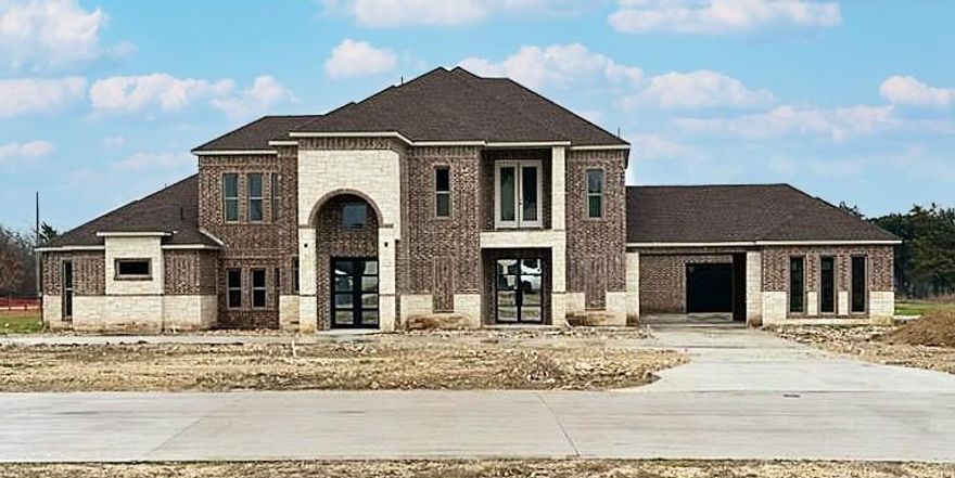 Welcome to Luxury Living at Its Finest!
This stunning estate offers everything you could dream of and more. With 6 spacious bedrooms, 6 full bathrooms, and 1 half bathroom, this home provides ample space for family and guests. The 3-car garage is perfect for vehicle enthusiasts and offers additional storage space.
Indulge in entertainment with a gameroom and a media room complete with a wet bar, ideal for movie nights or hosting events. Step outside to an oversized covered outdoor kitchen, designed to elevate your outdoor living experience.   Convenience is key with a double washer and dryer setup, making laundry a breeze. The owner’s quarters are a true retreat, featuring an elegant carwash shower and separate his and her closets for ultimate organization and privacy.  Discover the epitome of luxury in this one-of-a-kind property! Contact Uptown Luxe Realty today to schedule your private tour. Estimated Completion MAY 2025.