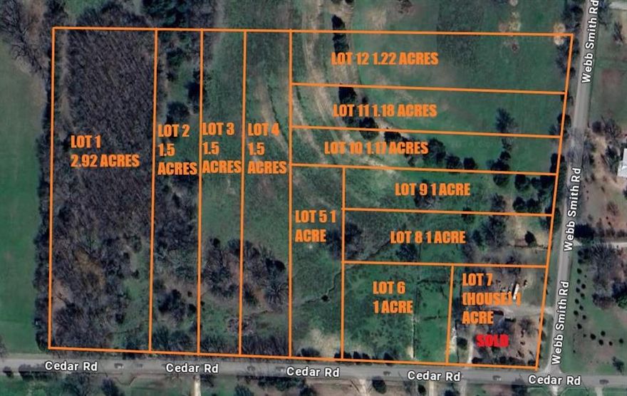 Come see this beautiful property that is ready for your forever home to be built on! Multiple lots are available! Water and electric are available and at the road. Paved roads in a gorgeous area.