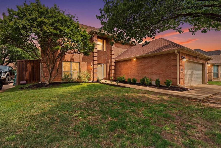 New Price! This beautiful two story brick home features 4 bedrooms 3 full bathroom’s, and an oversize garage. A spacious open floor plan perfect for everyday living and entertaining. Generous bedrooms provide flexibility for family, guests, or a home office. Enjoy the fenced backyard ideal for relaxing or gathering. Located in an established neighborhood within the hospital district, you'll love the convenience to shopping, dinning, quality schools, and an easy commute. Located in the Highly acclaimed Birdville School District it really has it all! The home has been meticulously cared for and maintained with a new roof, insulation, windows, paint, wood flooring throughout and fixtures. Schedule to see this amazing home today and bring an offer!