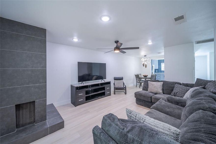 **** MOTIVATED SELLER ****Located in the heart of the Brookgreen Townhome community, this tastefully renovated 2-bedroom, 2-bath residence offers a private, tucked-away setting just steps from one of two sparkling community pools and the Richardson Independent School District Academy. A unique expanded front green space with views of mature trees sets this single-level home apart. Inside, natural light streams from front to back, enhanced by recessed lighting and thoughtful updates that make this home move-in ready. Enjoy a balance of community amenities and personal privacy with your own back patio, which provides direct access to assigned covered parking for both you and your guests. Schedule your showing today to experience the impressive views and updates in person.