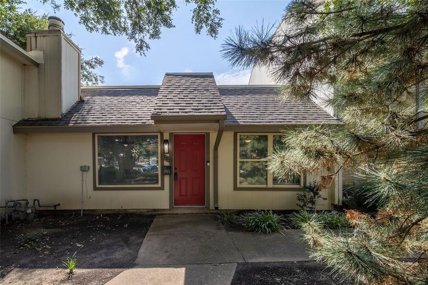 **** MOTIVATED SELLER ****Located in the heart of the Brookgreen Townhome community, this tastefully renovated 2-bedroom, 2-bath residence offers a private, tucked-away setting just steps from one of two sparkling community pools and the Richardson Independent School District Academy. A unique expanded front green space with views of mature trees sets this single-level home apart. Inside, natural light streams from front to back, enhanced by recessed lighting and thoughtful updates that make this home move-in ready. Enjoy a balance of community amenities and personal privacy with your own back patio, which provides direct access to assigned covered parking for both you and your guests. Schedule your showing today to experience the impressive views and updates in person.